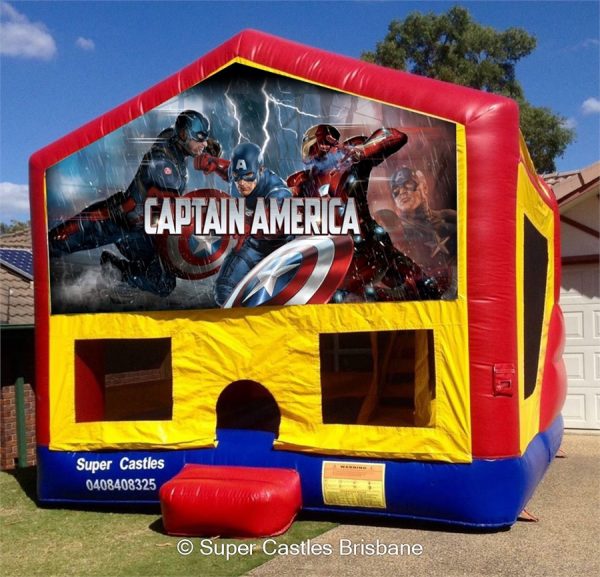 Captain America Medium Banner Castle